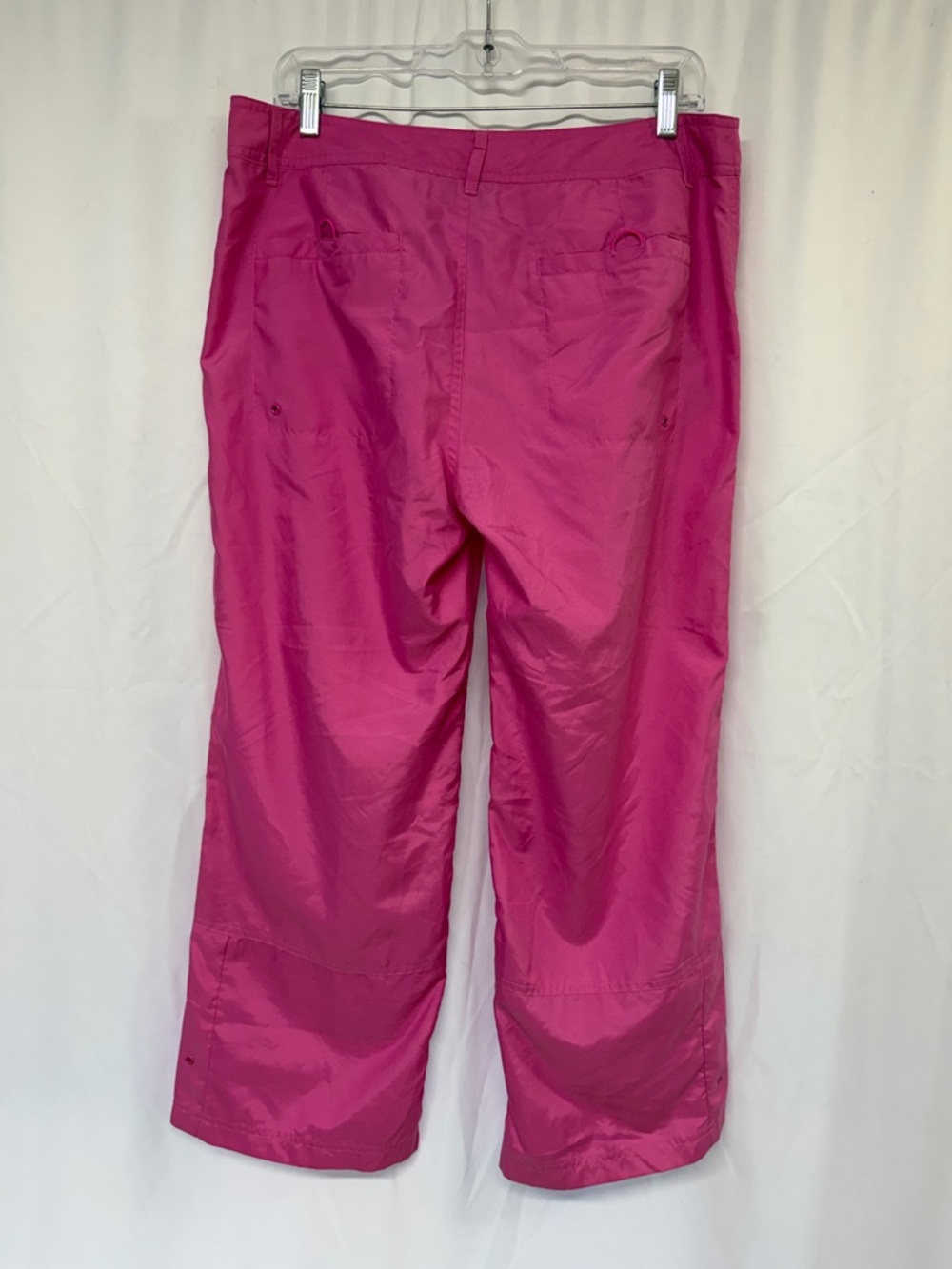 Athleta Size 12 Bright Pink Lightweight Drawstring Travel Pants - Picture 5 of 7